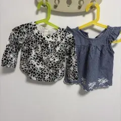 Baby GAPフリル付きトップス他90㎝　18-24ヶ月 2点セット