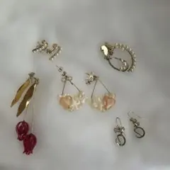 ピアスセット 5ペア 多様なデザイン