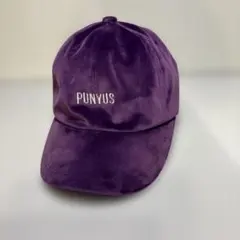 PUNYUS ベロア キャップ パープル フリーサイズのサムネイル