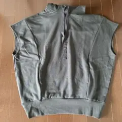 MEDE19F　スリーブレスフーディースウェット〈スミクロ〉