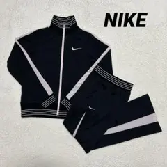 NIKE ジャージ セットアップ サイドラインメッシュ y2k 黒/ピンク M