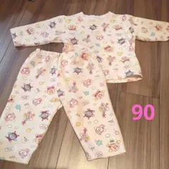 アンパンマン パジャマ ピンク 冬 90