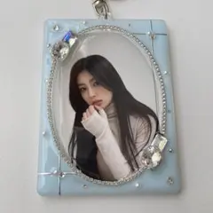 トレカキーホルダー　韓国　トレカ　レジン　デコ　硬質　ケース　トレカケース　bb