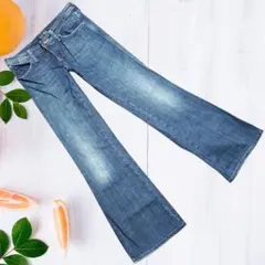 ARMANI JEANS　ジーパン　デニム　ブーツカット　フレア　ベルボトム風のサムネイル