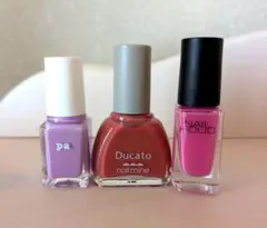 まとめ売り・マニキュアピンク系3本セットのサムネイル