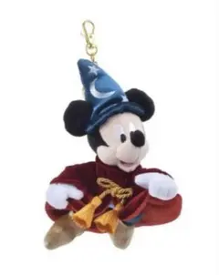 【完売品】ミッキー ぬいぐるみキーチェーン ファンタジア25周年　魔法使いの弟子