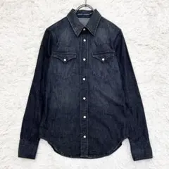 美品✨ラルフローレン デニム ウエスタン シャツ レディース Lサイズ相当のサムネイル
