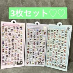 ラブブ クライベビー ディモ 人気キャラミニシール ぷくぷく硬め♡♡3枚セット