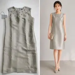 FOXEY フォクシー 45174 Brioche リネン ワンピース 40 - メルカリ
