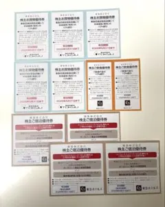 【東急株主優待券】東急百貨店　東急ホテルズ　宿泊　飲食優待券　東急株主　株主優待