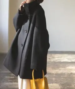 NOBLE ノーブル スタンドカラー オーバーコート