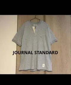 美品◆JOURNAL STANDARD スムースコットン ヘンリーネックTシャツのサムネイル