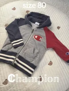 Champion ジップアップパーカー 80✩.*˚