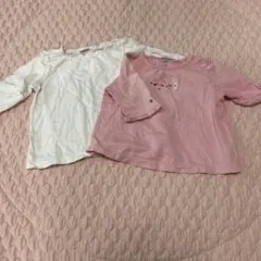 ミキハウス　長袖カットソーセット 80