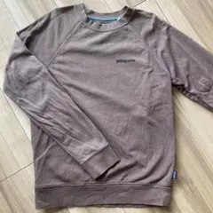 patagonia ブラウン オーガニックコットン　トレーナー　XS