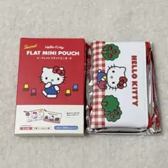 シークレットフラットミニポーチ　キティ サンリオ　ポーチ