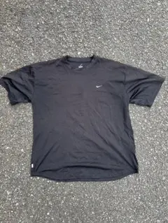 【希少XXL】NIKE ナイキ ワンポイント刺繍ロゴ Tシャツ DRI-FIT