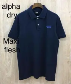 ノースフェイス αdry✖️Maxifleshポロシャツ　速乾&消臭高機能ポロ