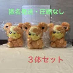 ポケットモンスターもふぐっとほっこりいやされぬいぐるみ〈ヒメグマ〉３体セット