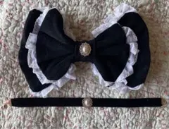 ヘッドドレス　チョーカーセット　ハンドメイド