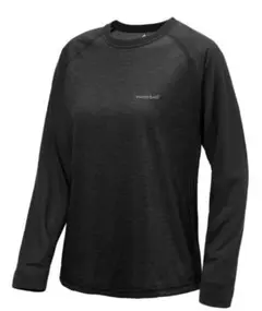 モンベル　レディース　ラグラン ロングスリーブ　黒　Mサイズ