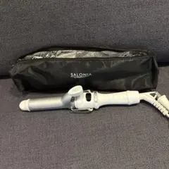 SALONIA ミニカールアイロン SL-011CW 25mm ホワイトほぼ新品