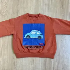 apres les cours 車プリントトレーナー