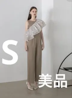 【LEJA】3wayティアードフリルオールインワンパンツドレス manyway