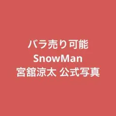 SnowMan 公式写真 混合 写真 フォト ブロマイド - メルカリ