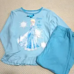 ディズニー　プリンセス　エルサ　120　パジャマ　長袖　薄手　上下　セット