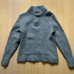 Patagonia ニットセーター グレー　エルボーパッチ メンズSのサムネイル