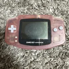 ゲームボーイアドバンス 本体 クリアピンク　ジャンク品
