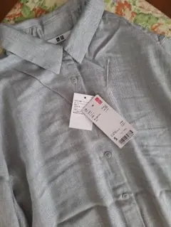 タグ付き！UNIQLO レーヨンブラウス(長袖)Sサイズ