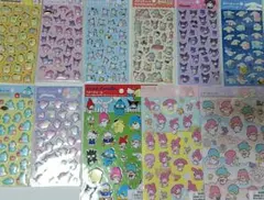 サンリオ ペタペタシール 3種 ぷくっとシール8種 計11点セット
