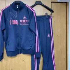 le coq sportif ジャージセット ネイビー/ピンク