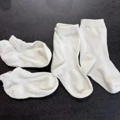 無印良品　靴下　ソックス　白　15-19cm