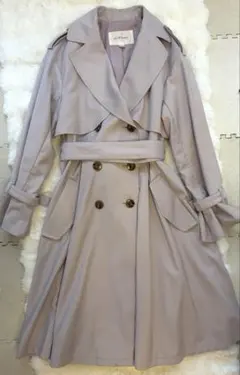 【限定値下げ】JILL STUART 薄紫 トレンチコート