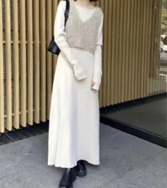 mystic ニットロングワンピース　サイズ1