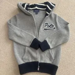 【美品】ポロラルフローレン ニットパーカー 6 120