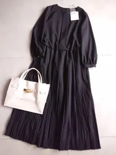 未使用Dessinプリーツスカートワンピース セレモニー