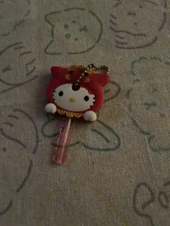 ハローキティ　キーカバー　沖縄限定　シーサー