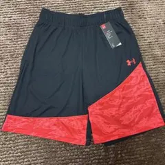 Under Armour バスケットボールパンツ Lサイズ 黒/赤