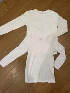 ユニクロ☆ヒートテックホワイト130サイズ2枚売り