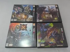 3DS モンスターハンター 3G+4+4G+X 4本セット