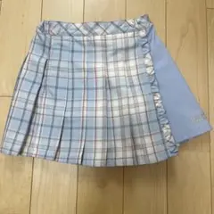 メゾピアノ チェック柄キュロット 120cm