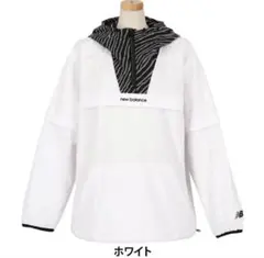 ニューバランスゴルフレディース 2WAY ハーフジップ プルオーバー フーディー