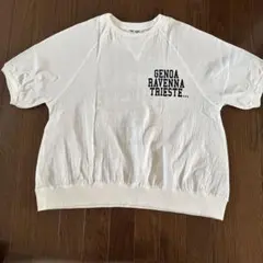 BOYS ROOM ロゴプリント 半袖Tシャツ ホワイト
