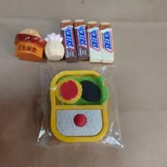 デコパーツ　チョコ　どら焼き　消しゴム弁当