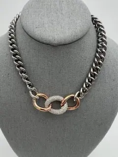 SWAROVSKI チェーン バウンド ラージネックレス