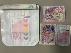 【一番くじプリキュア】H賞ジッパーバッグ&ステッカー